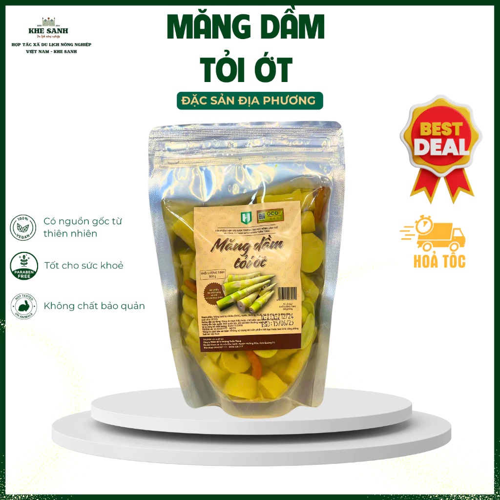 Măng Dầm Tỏi Ớt - Giòn Cay Hấp Dẫn, Kích Thích Vị Giác