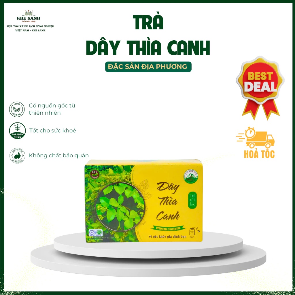 Trà Dây Thìa Canh - Hỗ Trợ Cân Bằng Đường Huyết, Tăng Cường Sức Khỏe