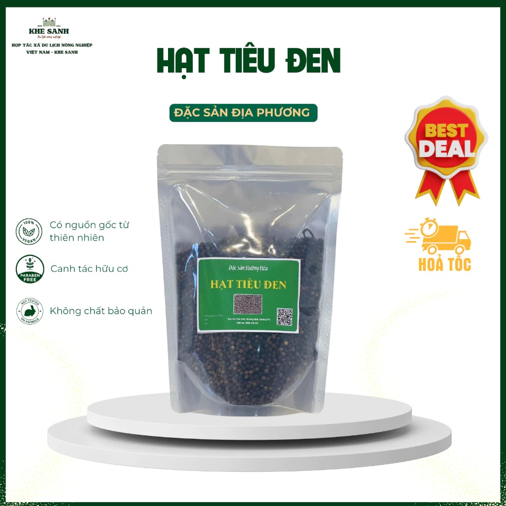 Hạt Tiêu Đen - Nguyên Hạt Thơm Cay, Đậm Đà Hương Vị.