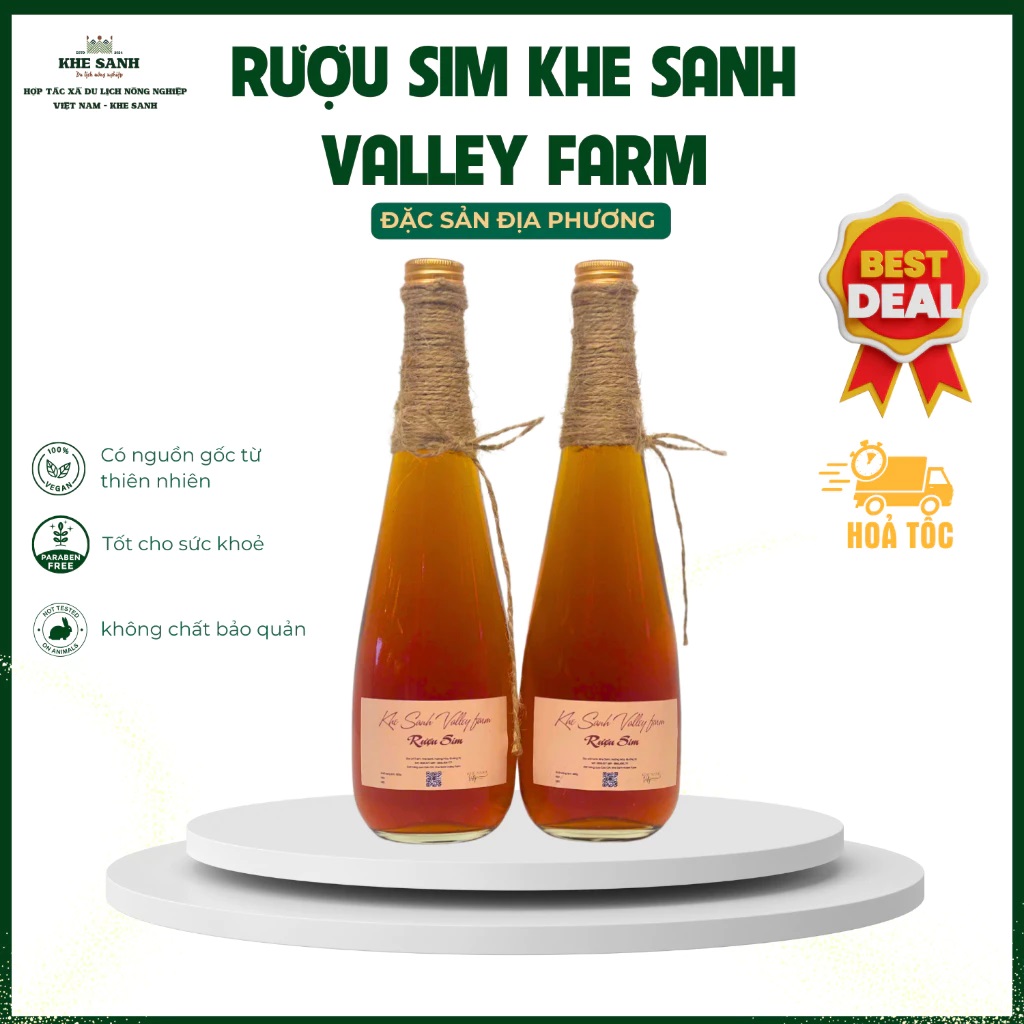 Rượu Sim Valley Farm – Bổ Máu, Tăng Cường Sức Khỏe