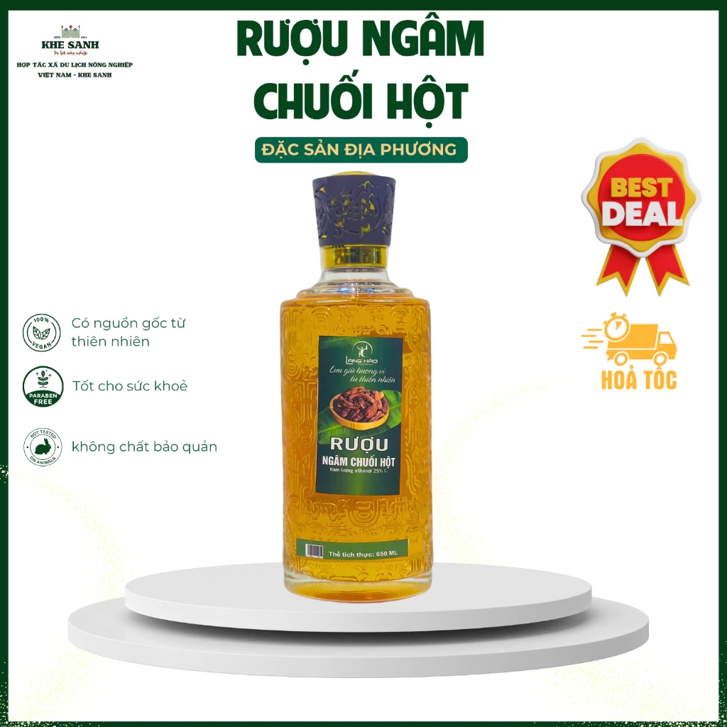Rượu Ngâm Chuối Hột – Hỗ Trợ Xương Khớp, Cải Thiện Tiêu