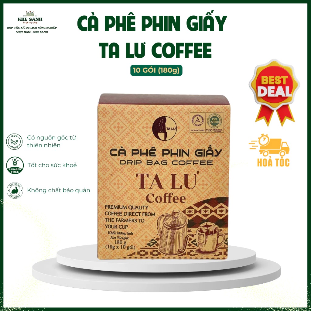 Cà Phê Phin Giấy Ta Lư - Hương Thơm Tinh Tế, Chất Lượng Vượt Trội