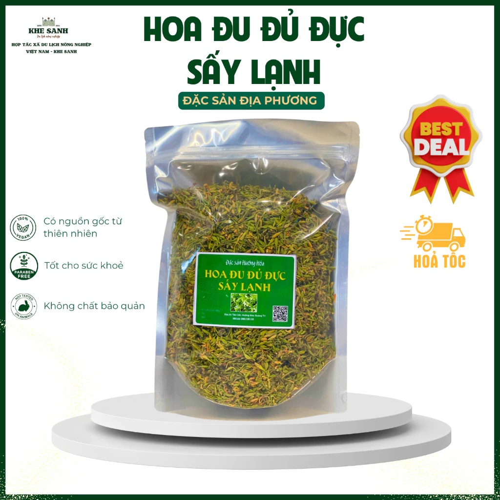 Hoa Đu Đủ Đực Sấy Lạnh – Tăng Cường Sinh Lực, Bồi Bổ Sức Khỏe