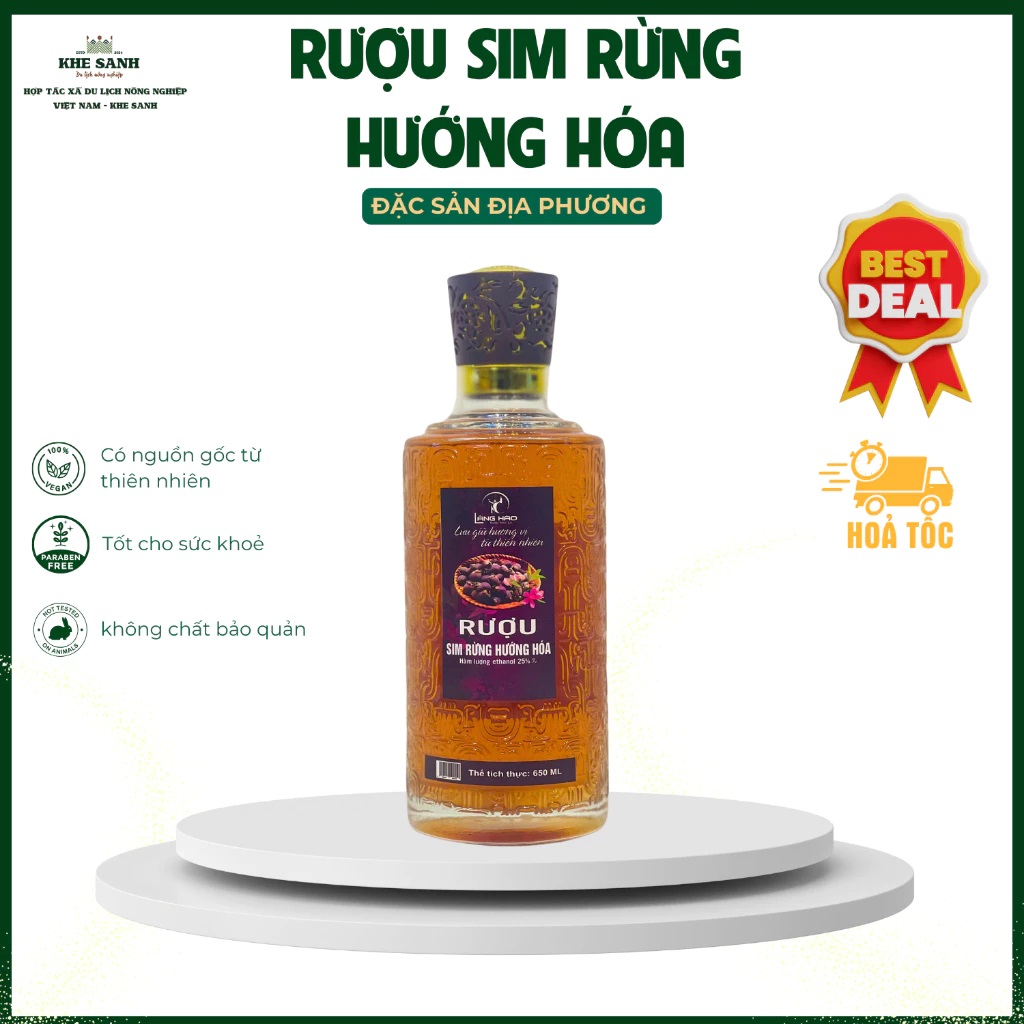 Rượu Sim Rừng – Bổ Máu, Tăng Cường Sức Khỏe