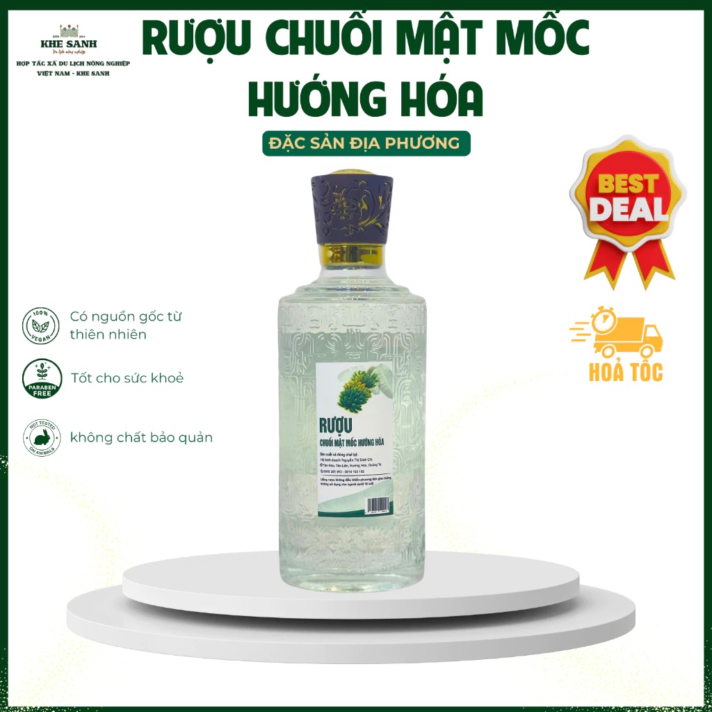 Rượu Chuối Mật Mốc – Giàu Dinh Dưỡng, Tốt Cho Tiêu Hóa