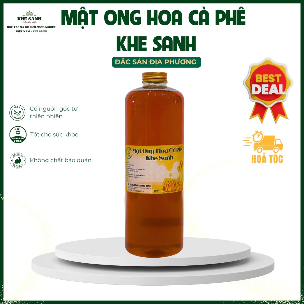 Mật ong hoa cà phê Khe Sanh - Tăng cường miễn dịch,làm dịu cổ họng