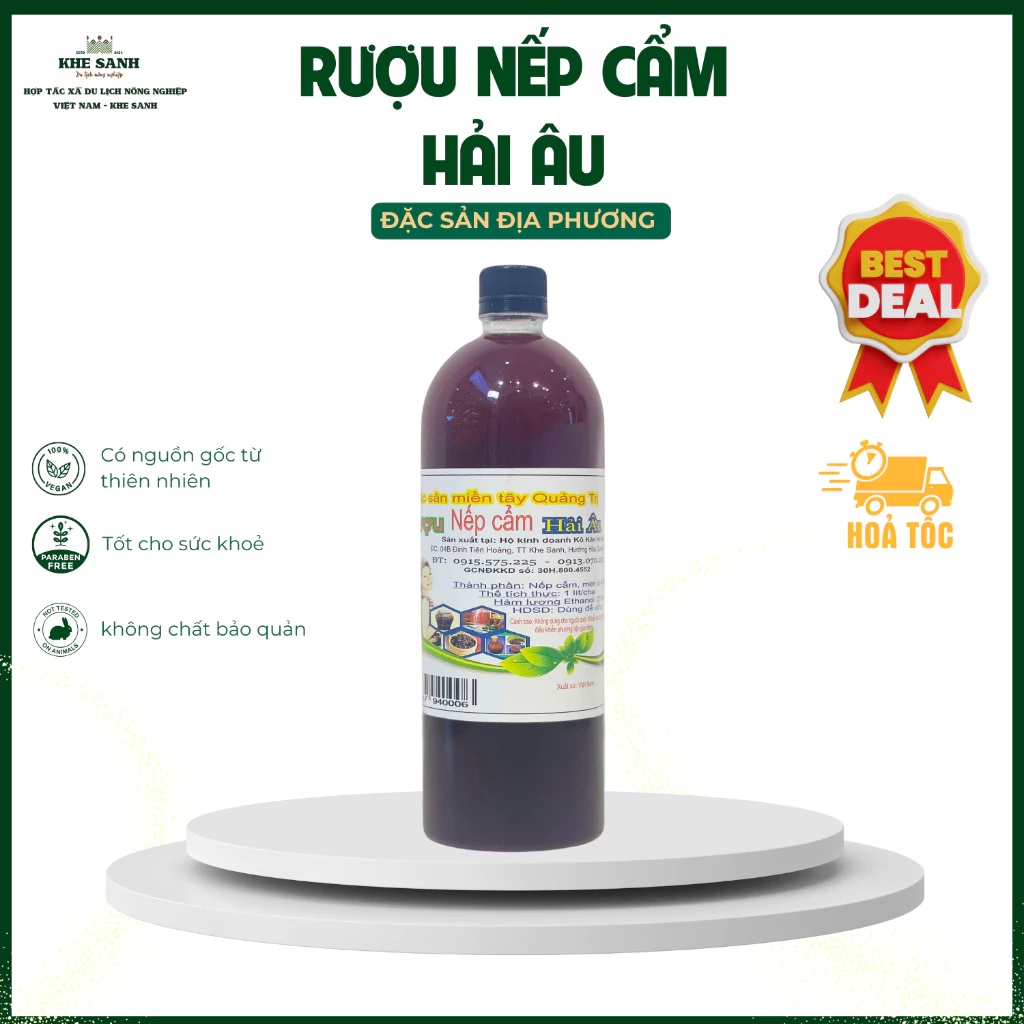 Rượu Nếp Cẩm – Bổ Máu, Cải Thiện Sức Khỏe