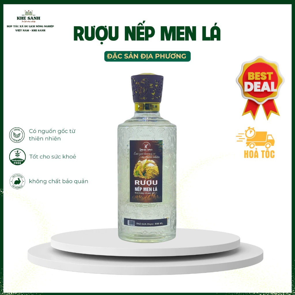 Rượu Nếp Men Lá – Hỗ Trợ Tiêu Hóa, Tăng Cường Tuần Hoàn Máu