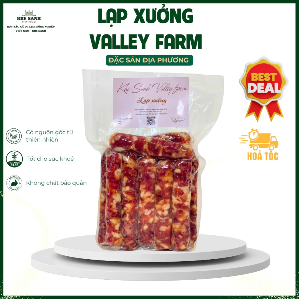 Lạp Xưởng Valley Farm - Đặc Sản Khe Sanh – Hương Vị Đậm Đà