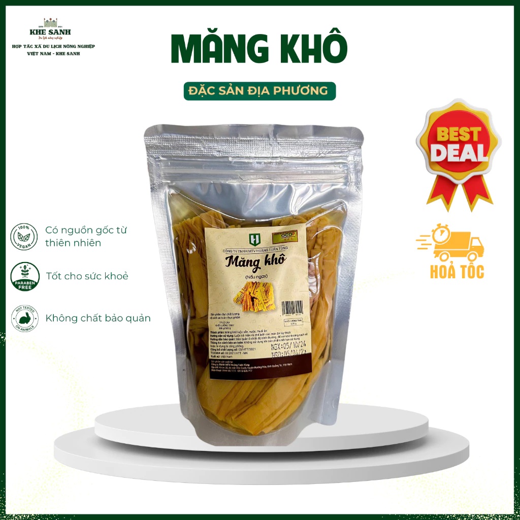 Măng Khô - Thanh Ngọt Tự Nhiên, Tốt Cho Sức Khỏe