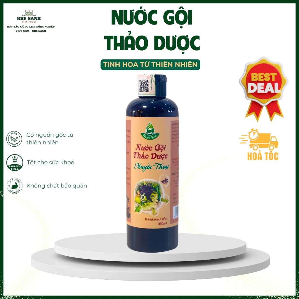 Nước Gội Thảo Dược - Làm Sạch, Nuôi Dưỡng, Bảo Vệ Tóc Toàn Diện