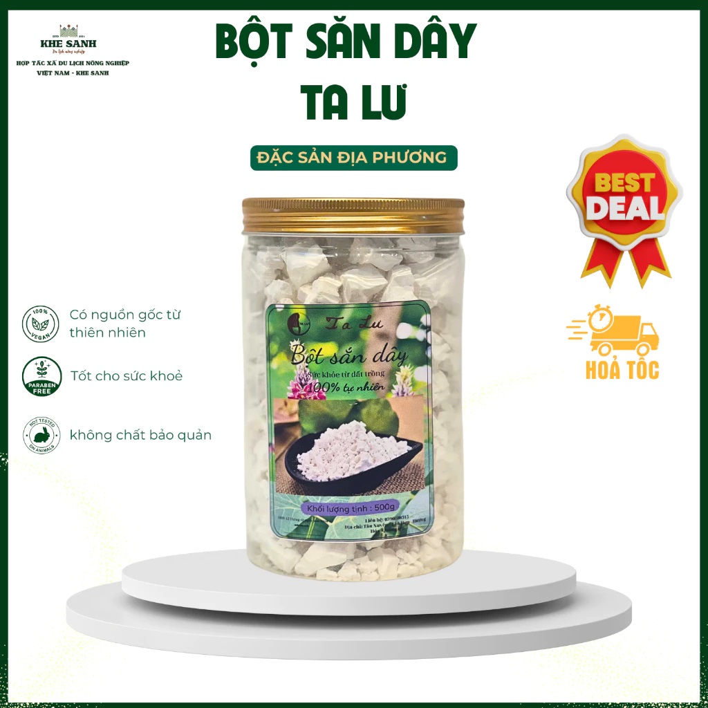 Bột Sắn Dây Ta Lư – 100% Từ Tự Nhiên, Sức Khỏe Từ Đất Trồng