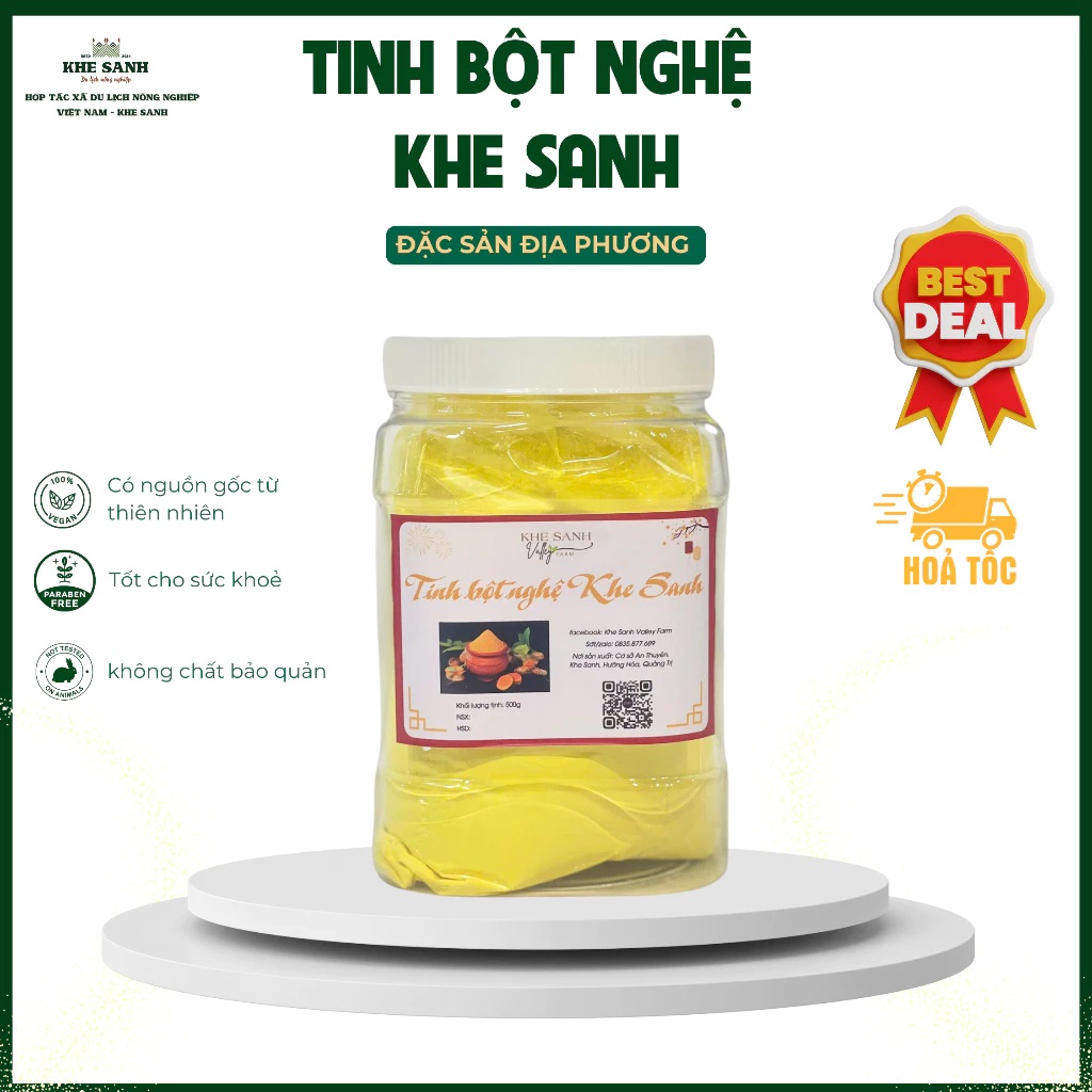 Tinh Bột Nghệ Khe Sanh